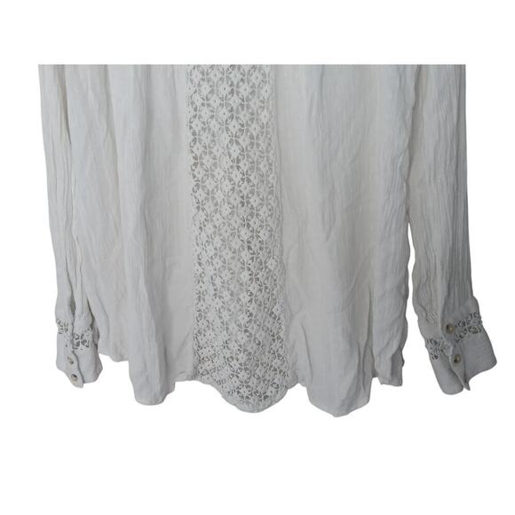 Free People The Best Button Front Blouse XS - Picture 10 of 13